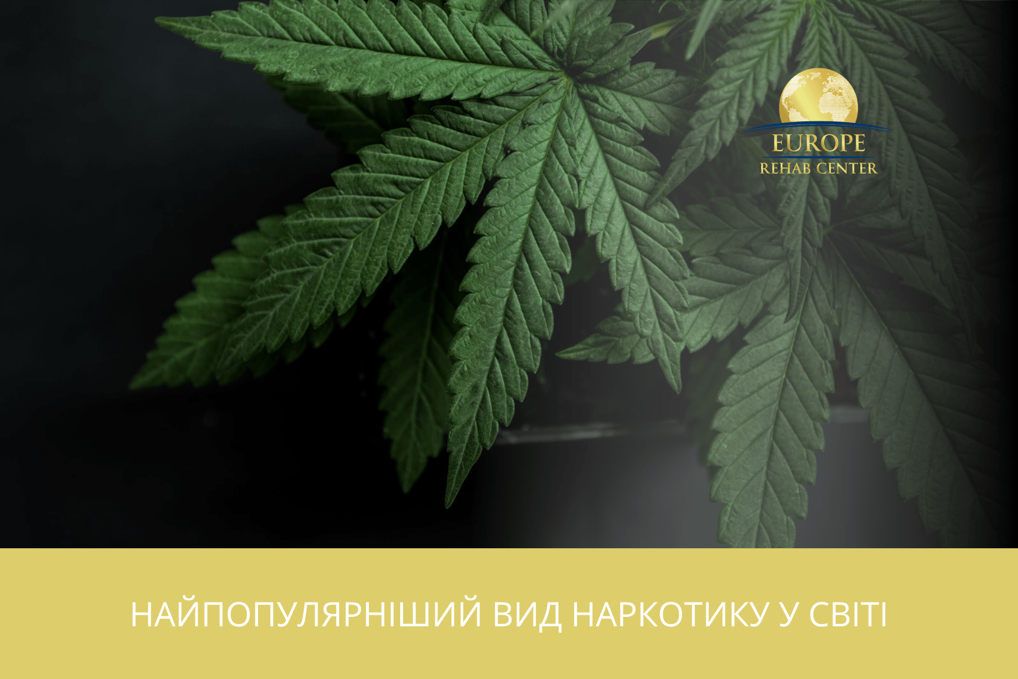 Найпопулярніший вид наркотику у світі